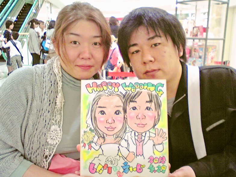 プチ似顔絵ウエルカムボード プチ似顔絵ウエルカムボード