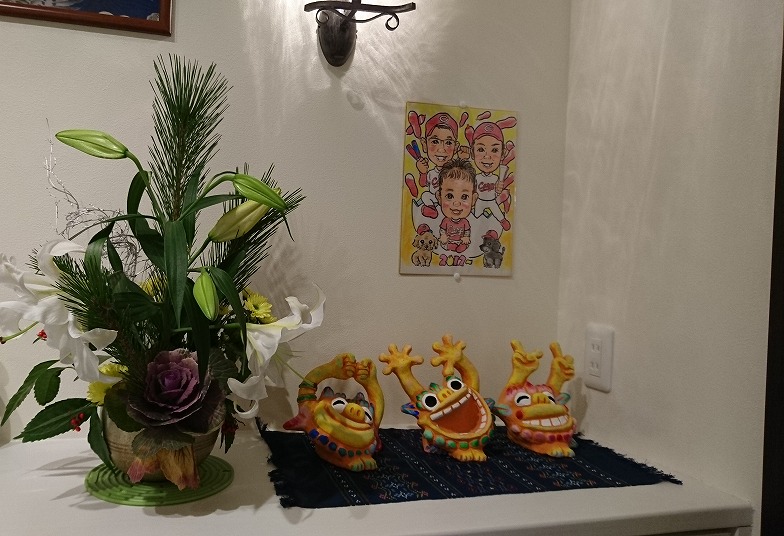 ご家族の似顔絵カープユニホーム ご家族の似顔絵カープユニホーム